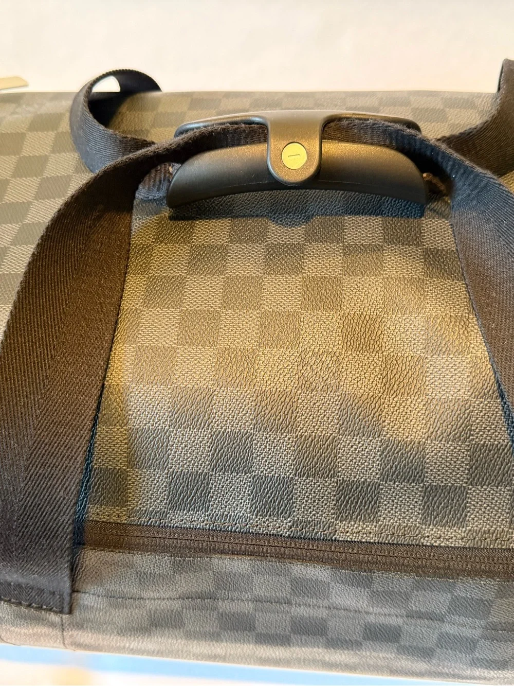 Louis Vuitton Damier Graphite Canvas Travel Duffel in Black